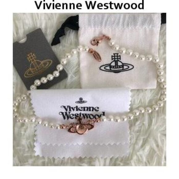 NWT Vivienne Westwood Mini Bas Relief Choker Necklace - Picture 4 of 5